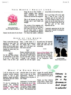 Rosy JulieBC Magazine - Free Rosacea Newsletter